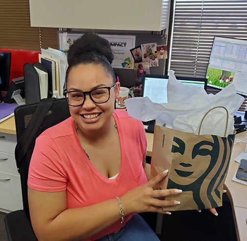 Thompson Named February 2021 Employee of the Month