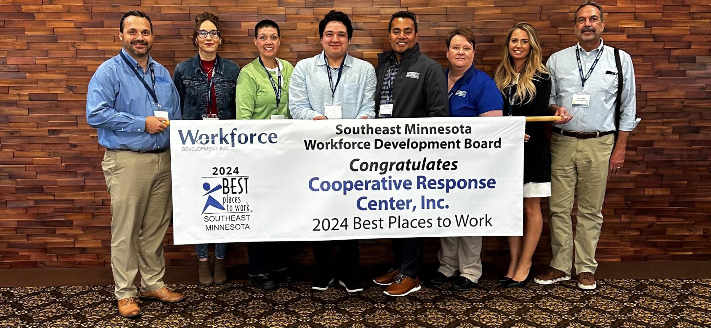 CRC Employees at Best Workplace celebration.