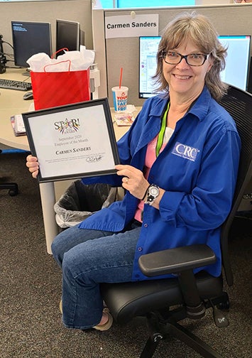 Sanders Two-time Employee of the Month Winner